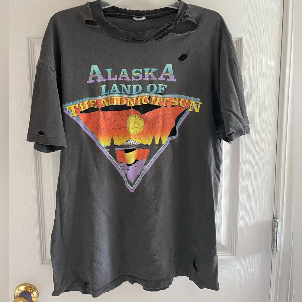 Distressed Alaska shirt